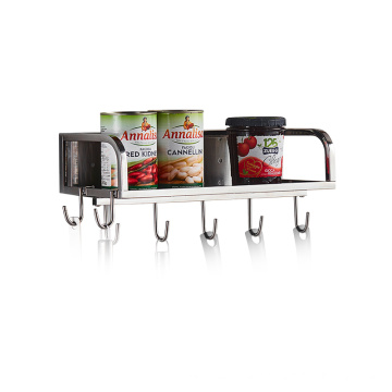 Stainless steel Kitchen utensils rack with hook for spice